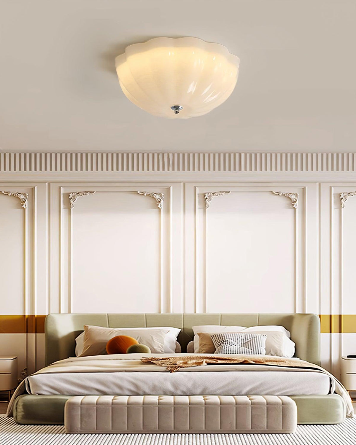 Etta Ceiling Lamp Glass Jelly Opalescent Bedroom