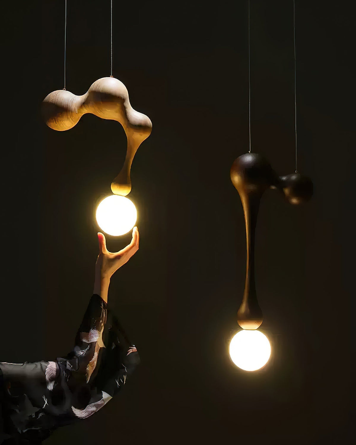 Hale Luxury Wood Pendant Light