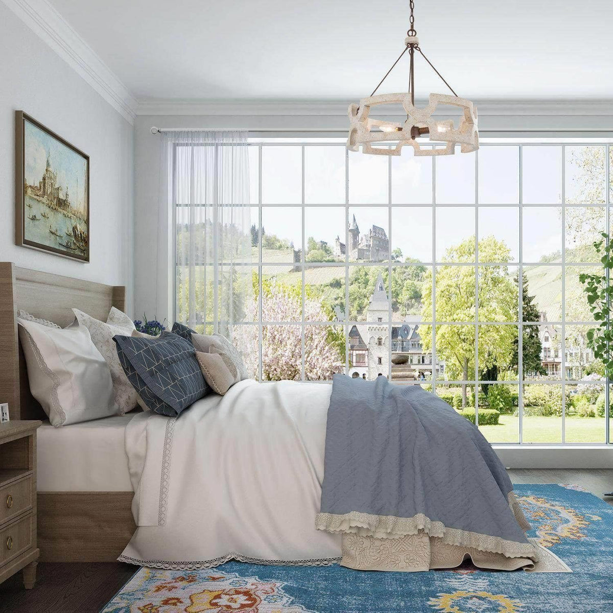 Emkai Wood Chandelier