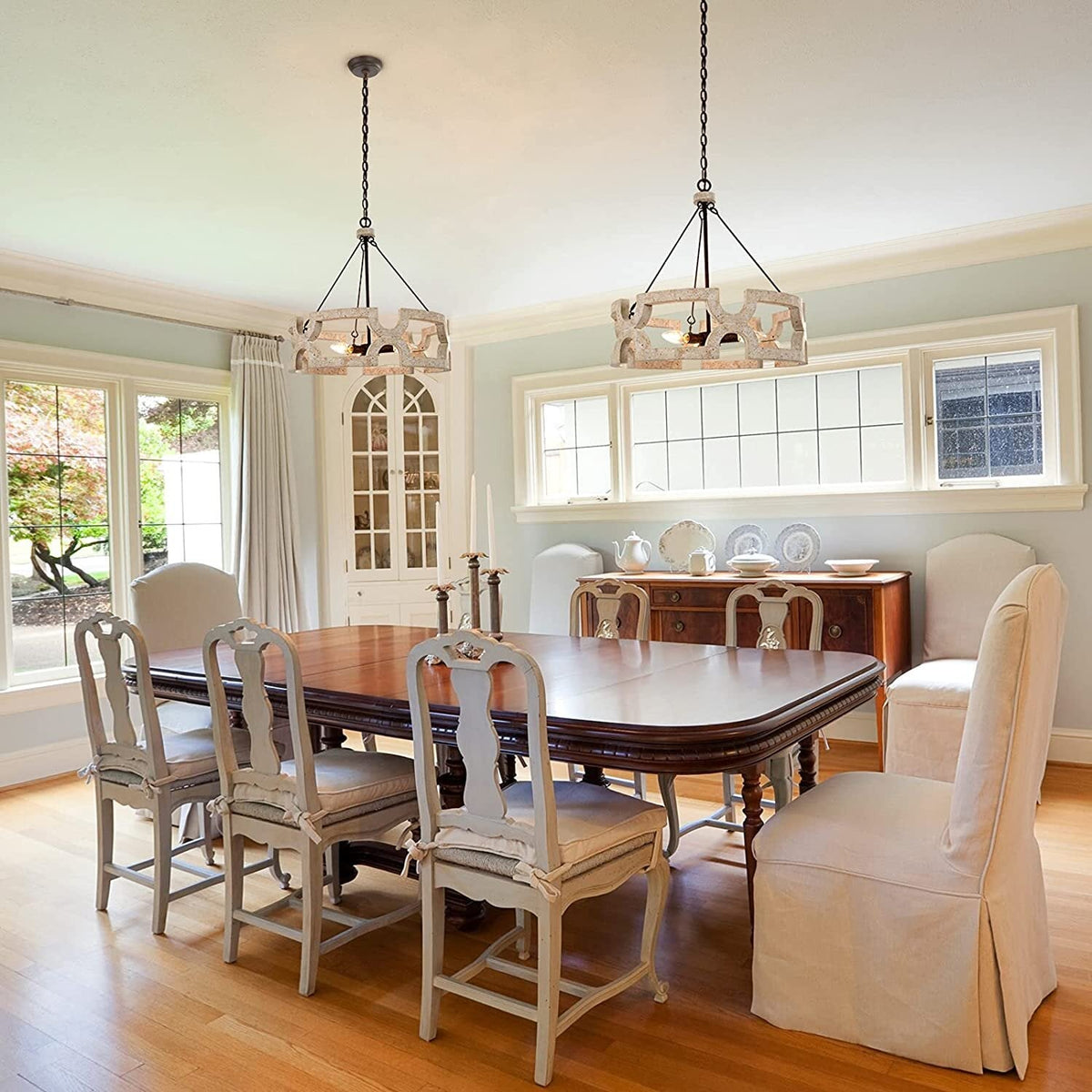 Emkai Wood Chandelier