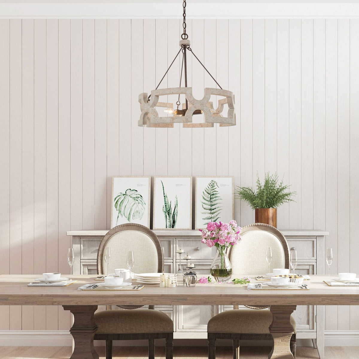 Emkai Wood Chandelier