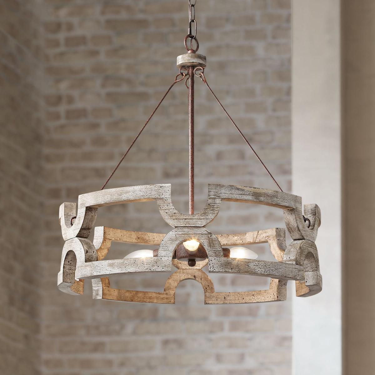 Emkai Wood Chandelier