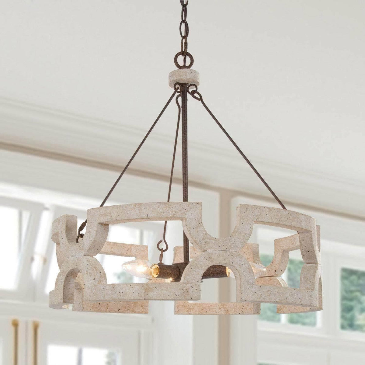 Emkai Wood Chandelier