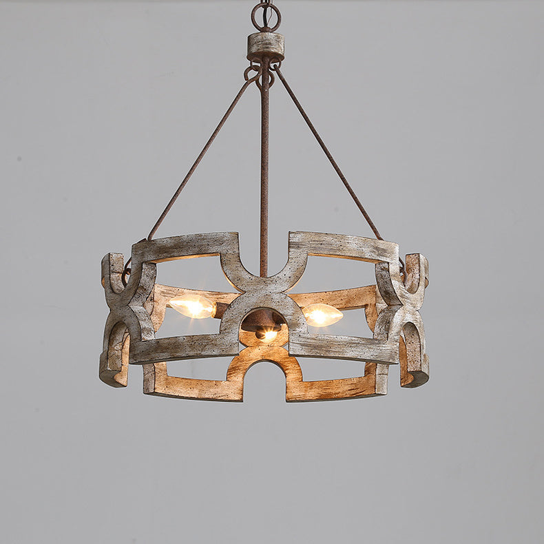 Emkai Wood Chandelier