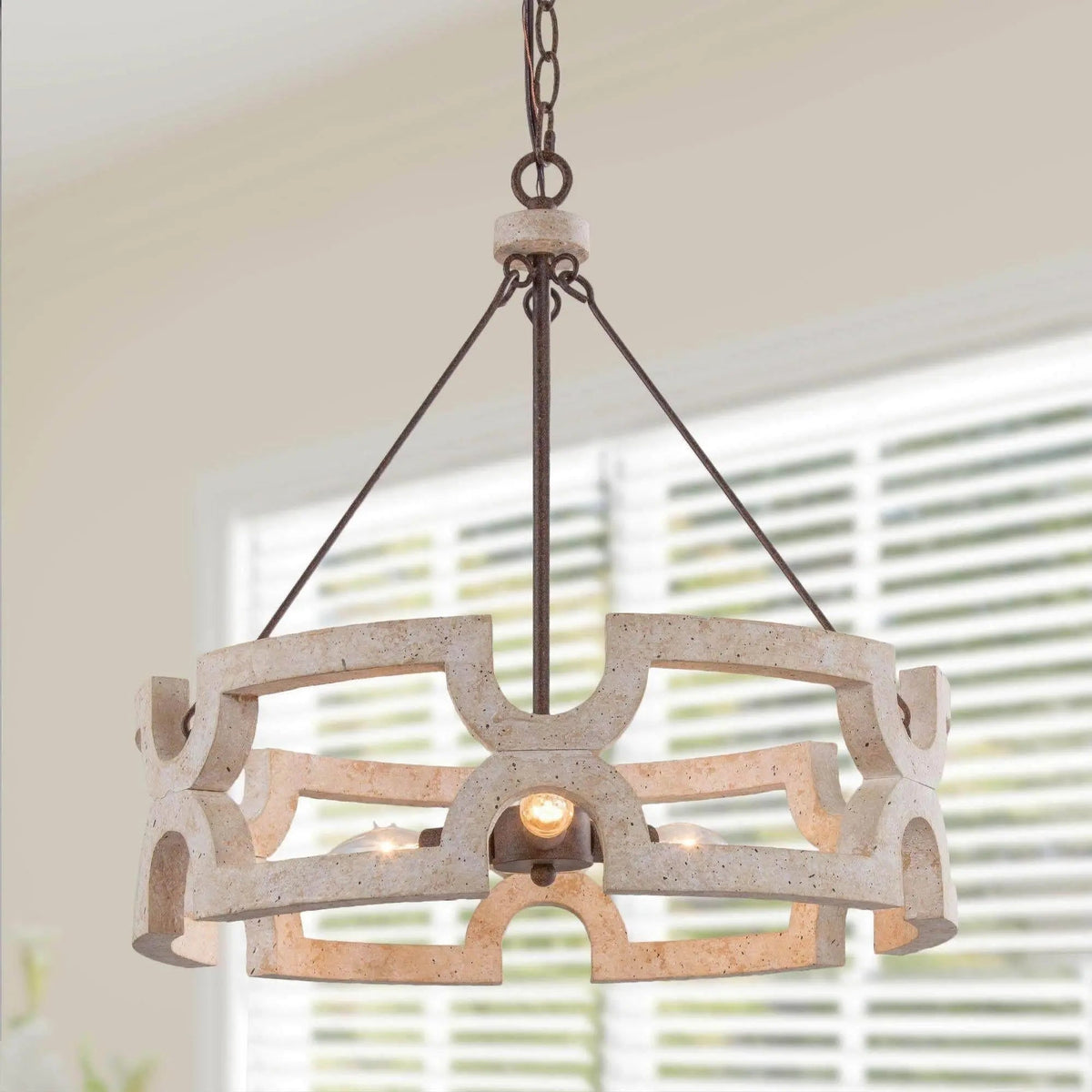 Emkai Wood Chandelier