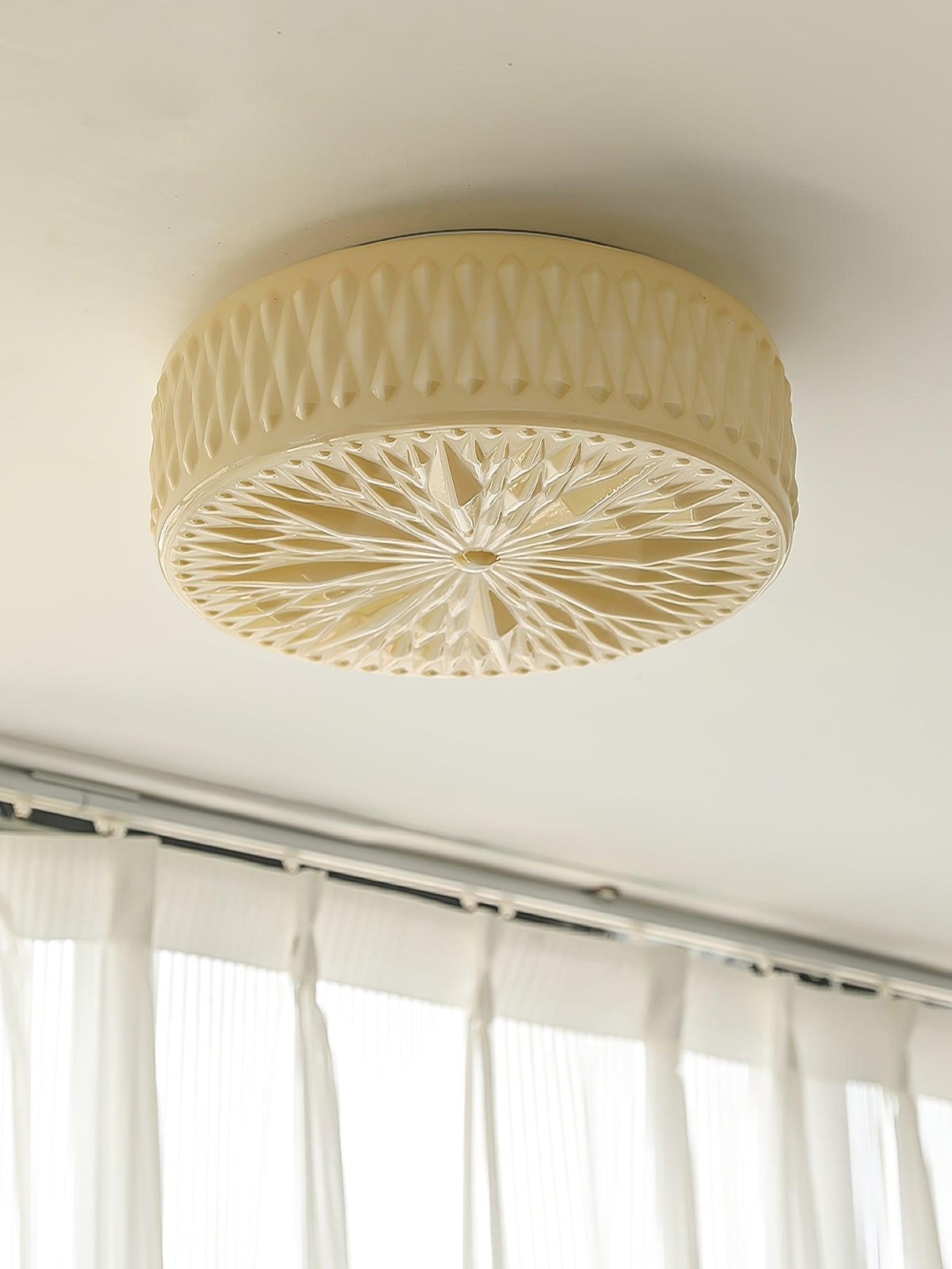 Lioriira Ceiling Lamp Glass Shade and Acrylic Modern Mooncake