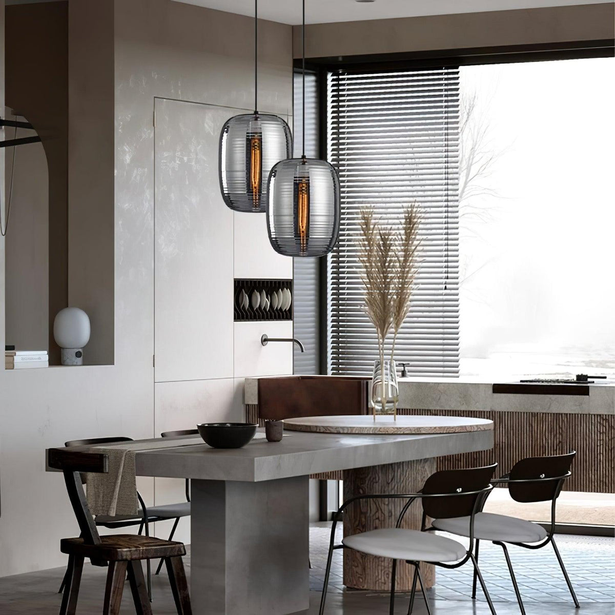 Eirinelia Glass Pendant Light