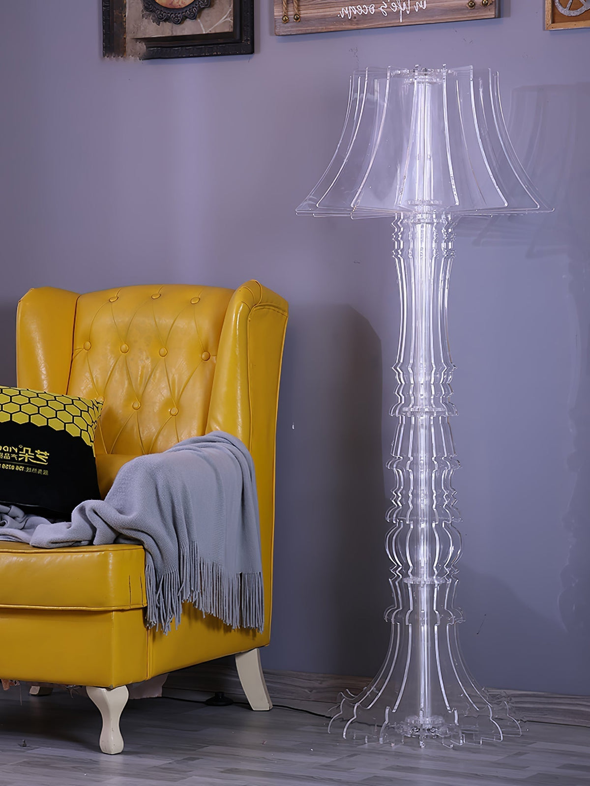 Elmariel Sculptural Acrylic Table Lamp