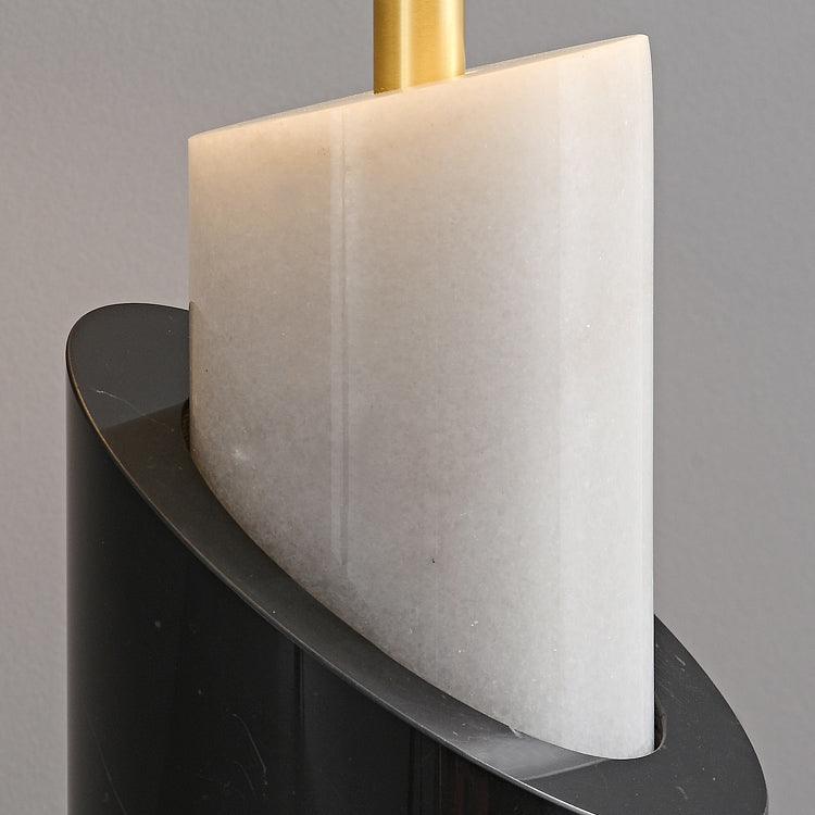 Crest Contemporary Brass Table Lamp