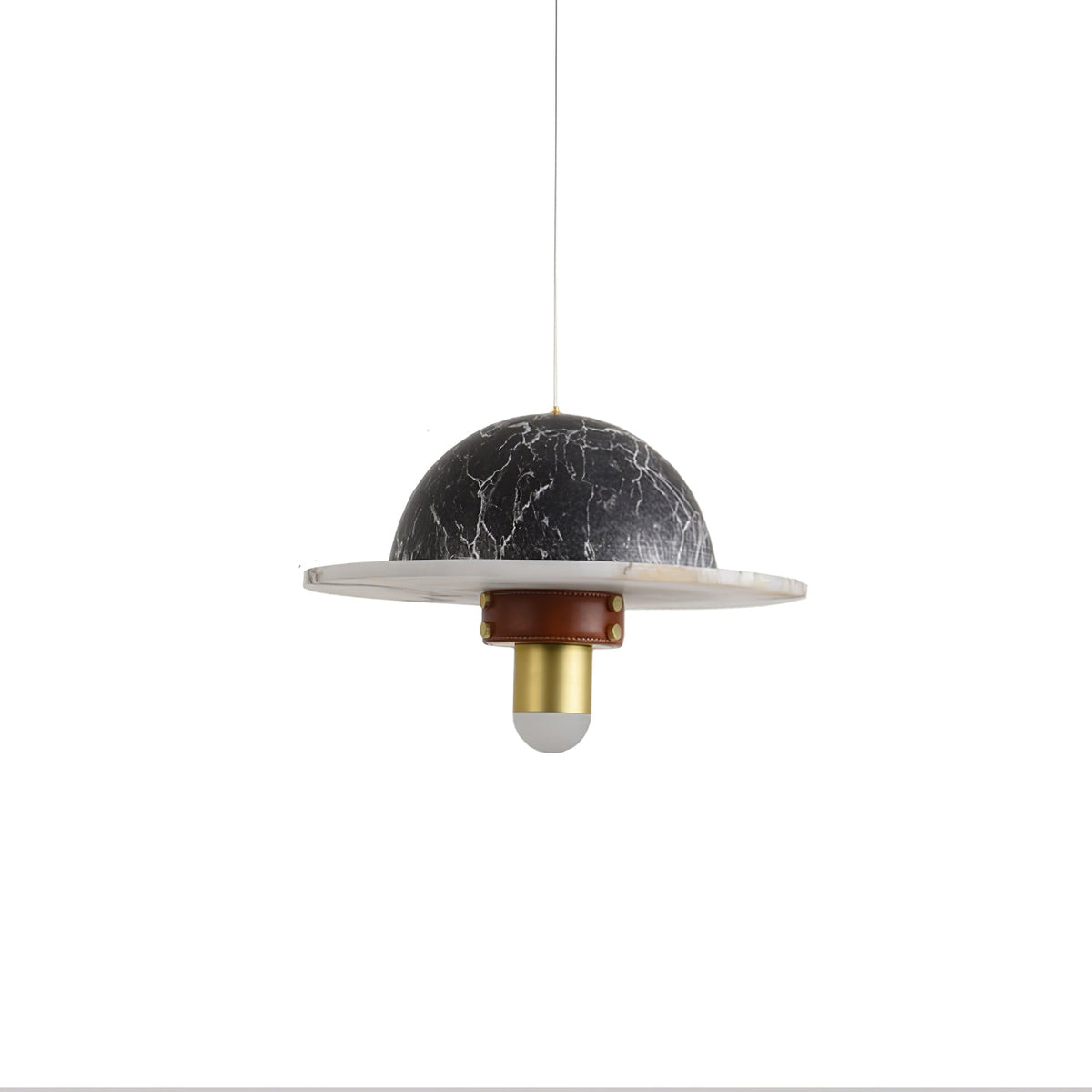 Jutta Pendant Lamp Marble Leather Fusion
