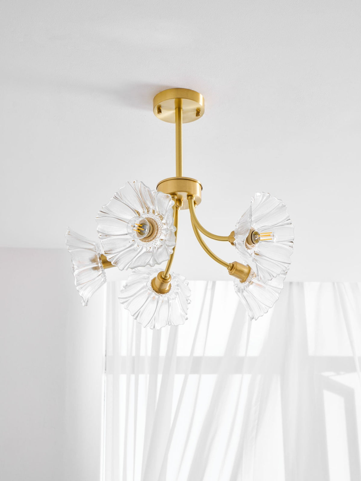 Filin Flower Glass Chandelier