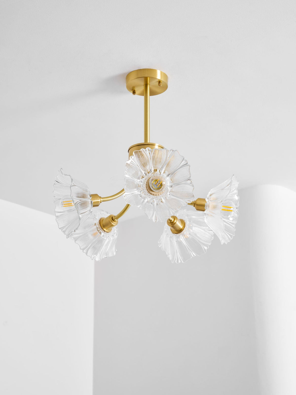 Filin Flower Glass Chandelier