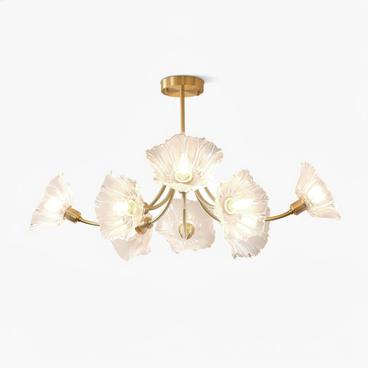 Filin Flower Glass Chandelier