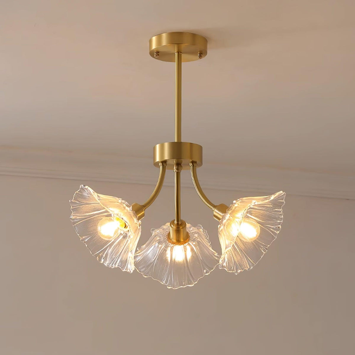 Filin Flower Glass Chandelier