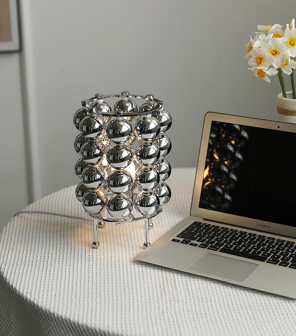Lirra Steel Futuristic Table Lamp