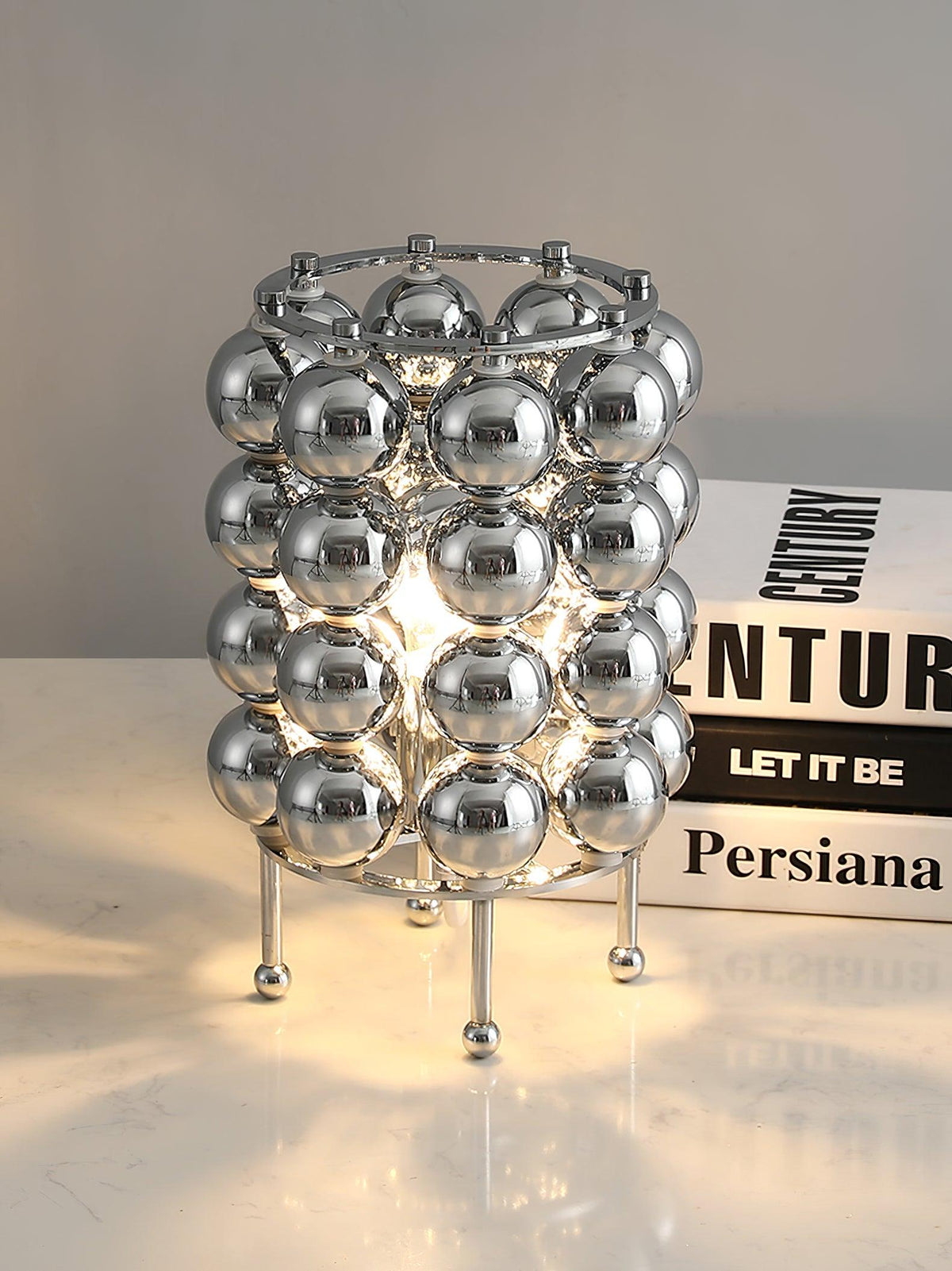 Lirra Steel Futuristic Table Lamp