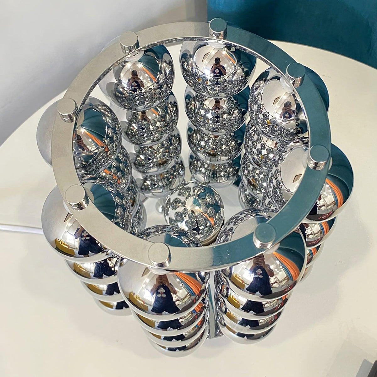 Lirra Steel Futuristic Table Lamp