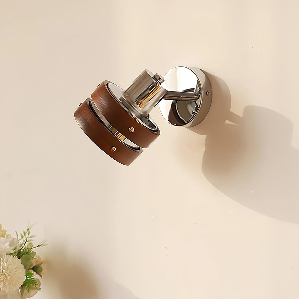 Avenor Premium Nordic Art Walnut Wall Lamp