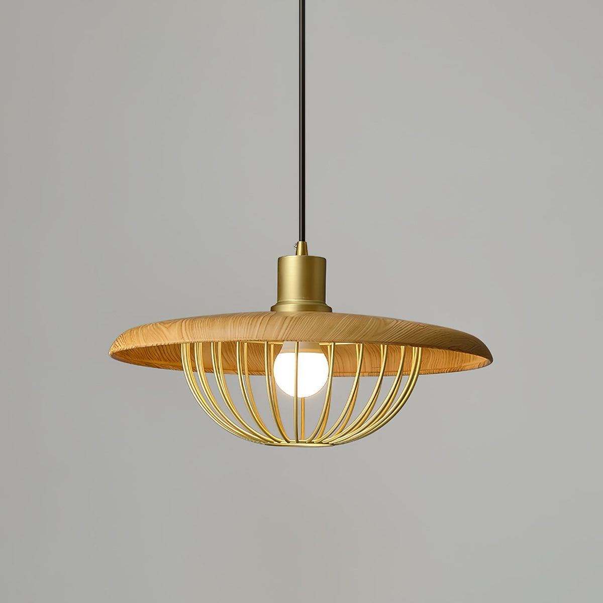 Rinoira Wood Retro Vintage Pendant Lamp