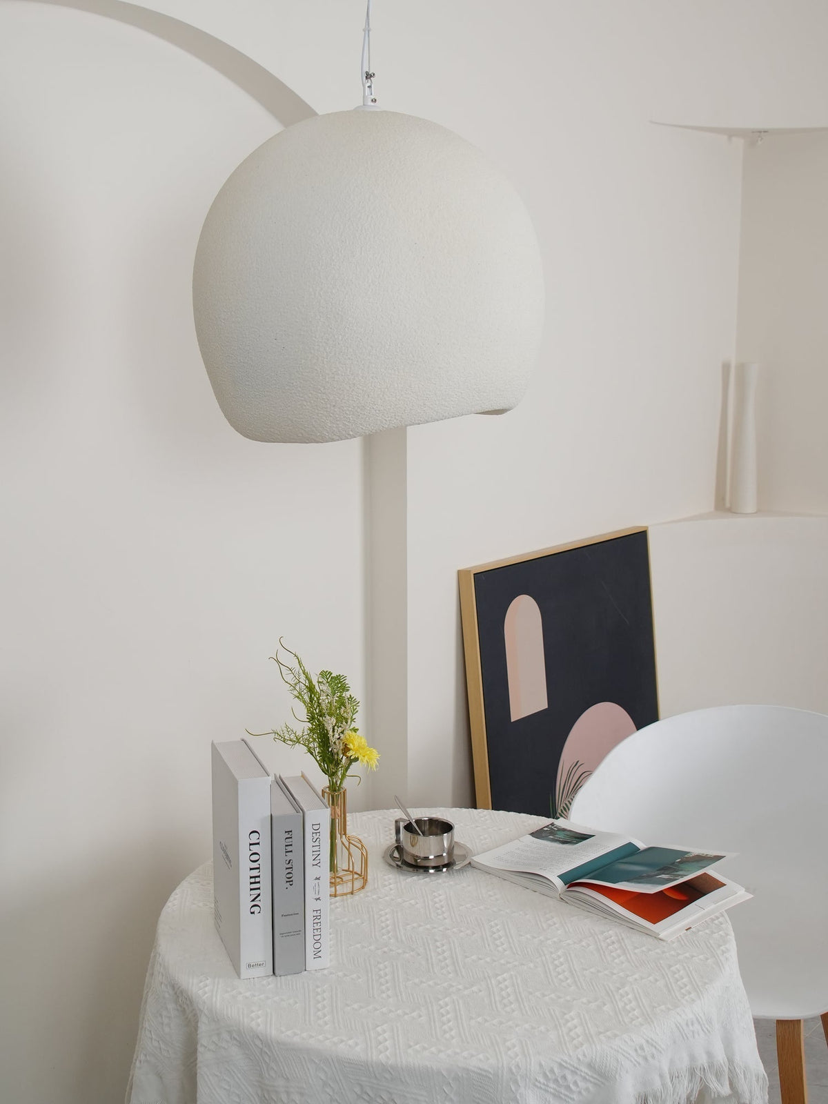 Reloza Modern Minimalist Resin Pendant Light