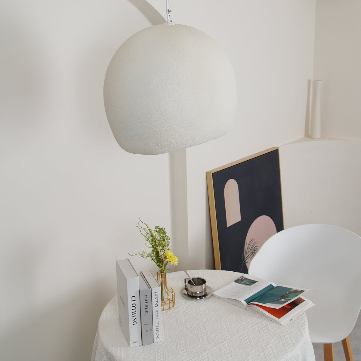 Reloza Modern Minimalist Resin Pendant Light