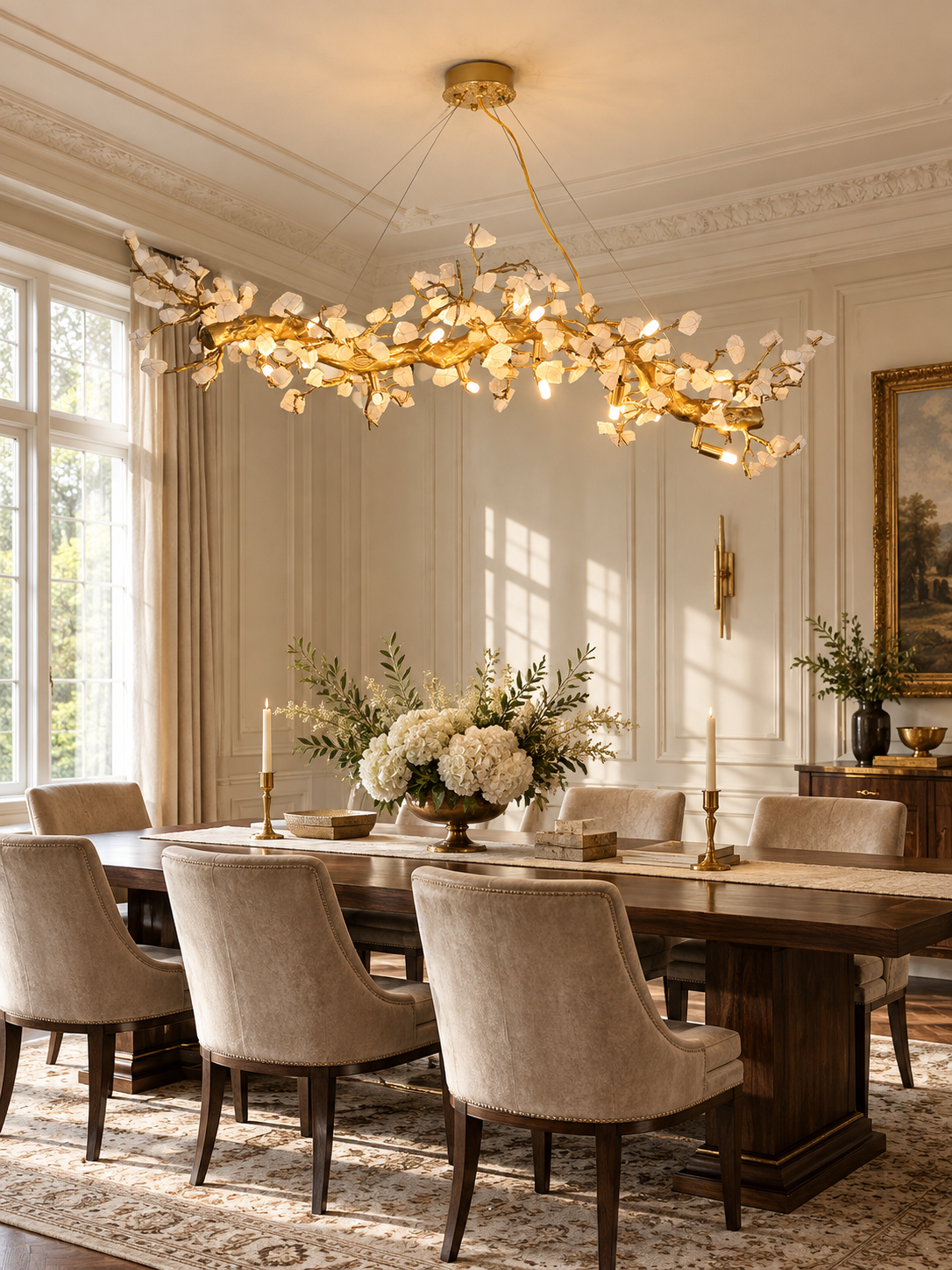 Casterford Branch Quartz Chandelier