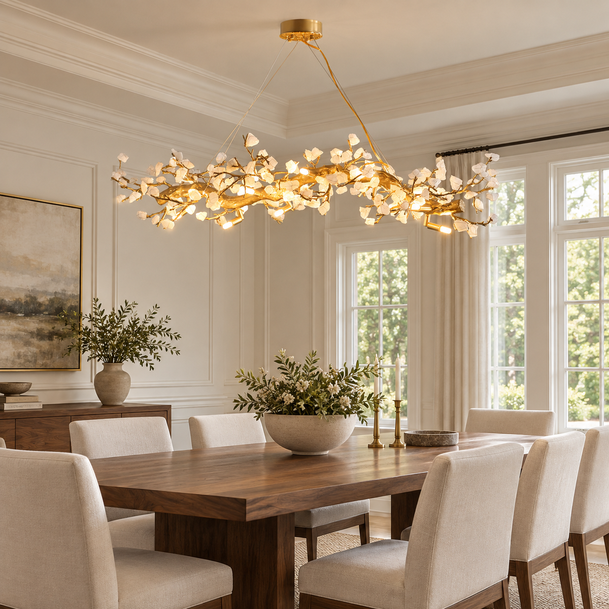 Casterford Branch Quartz Chandelier
