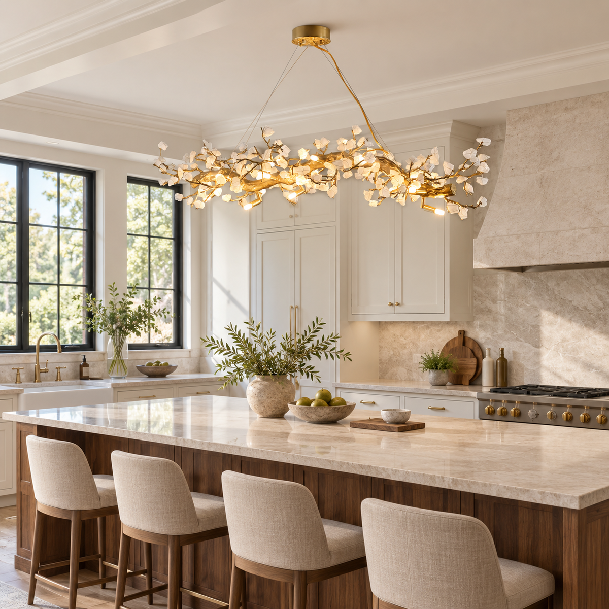 Casterford Branch Quartz Chandelier