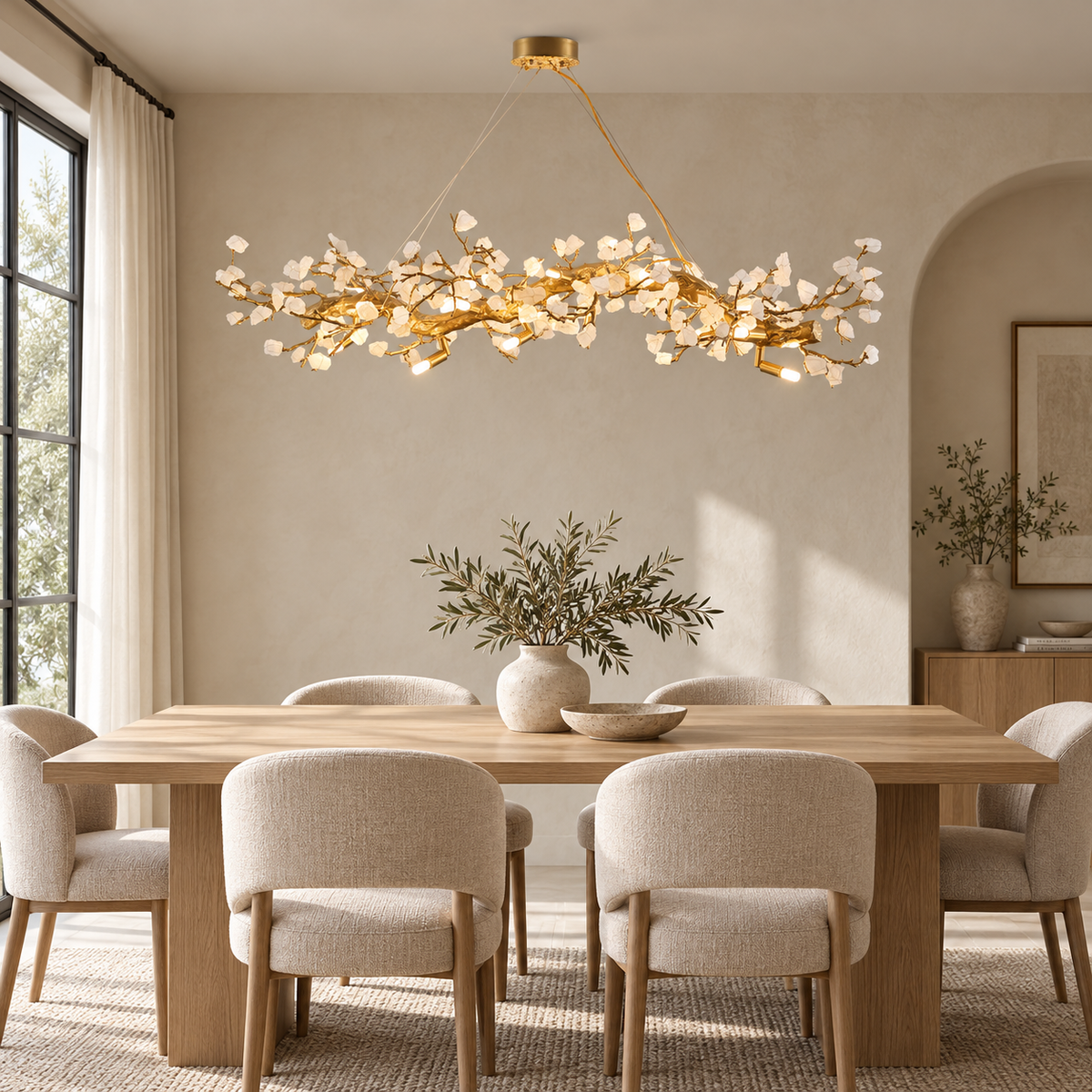 Casterford Branch Quartz Chandelier