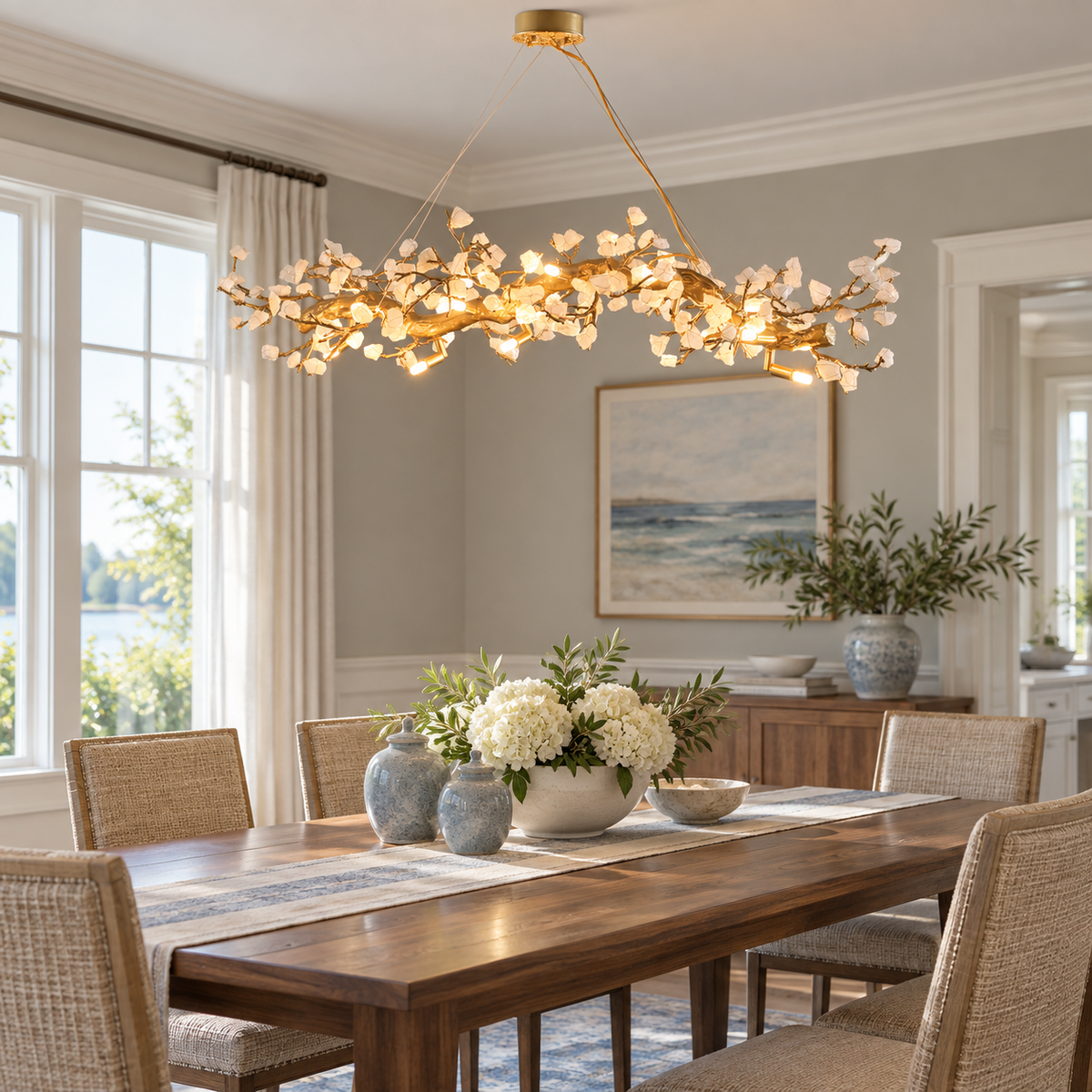 Casterford Branch Quartz Chandelier