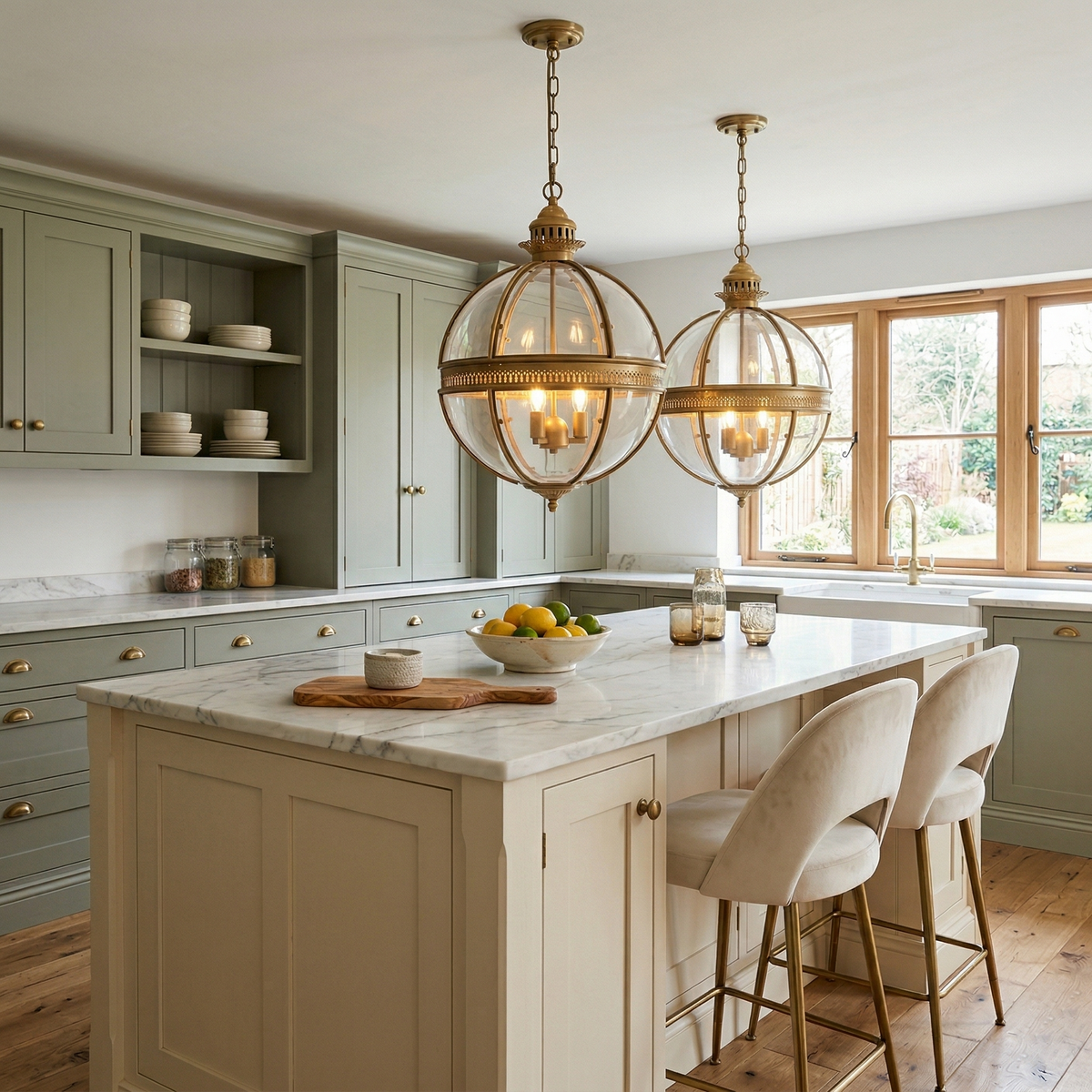 Voby Glass Linear Pendant Light