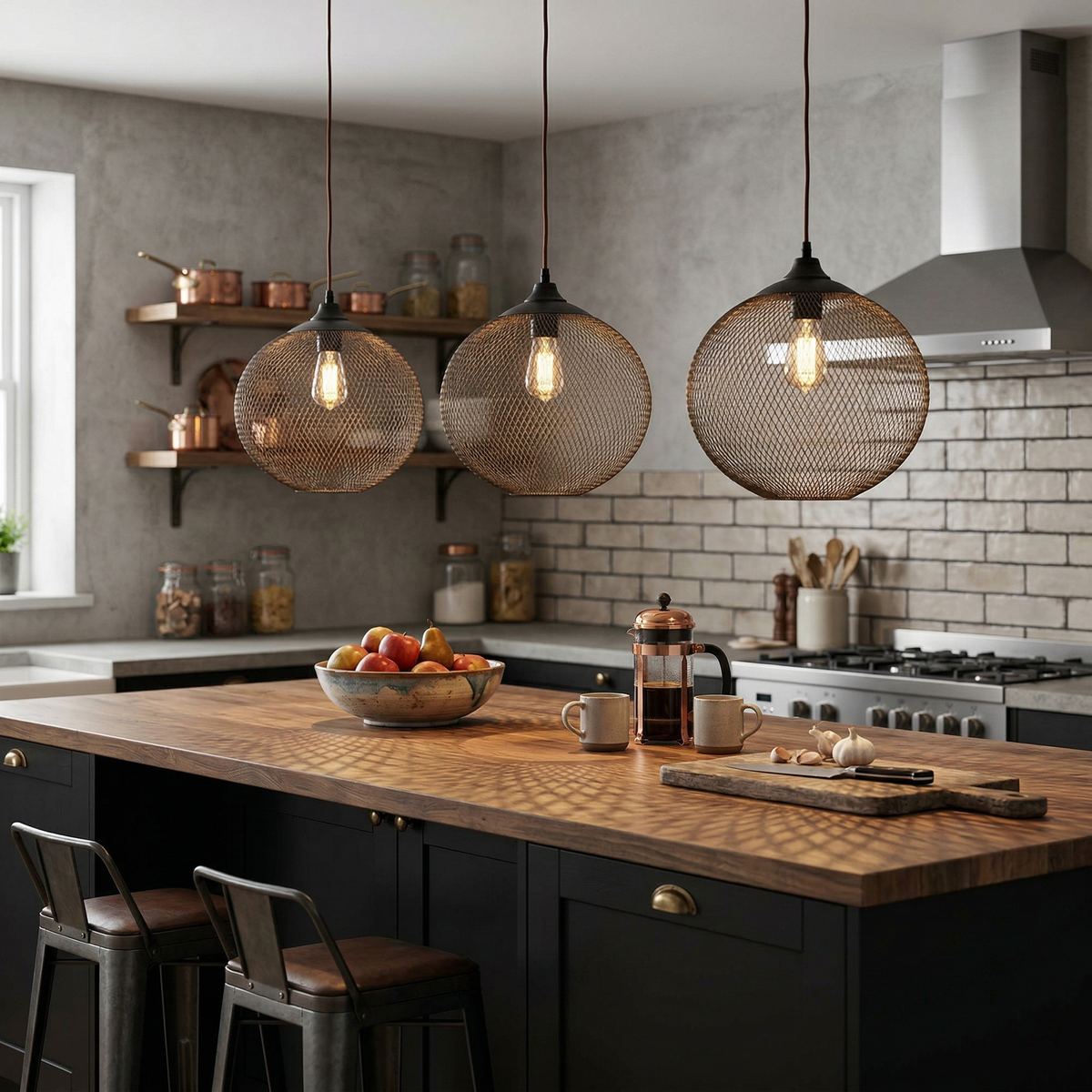 Iajan Mesh Pendant Light