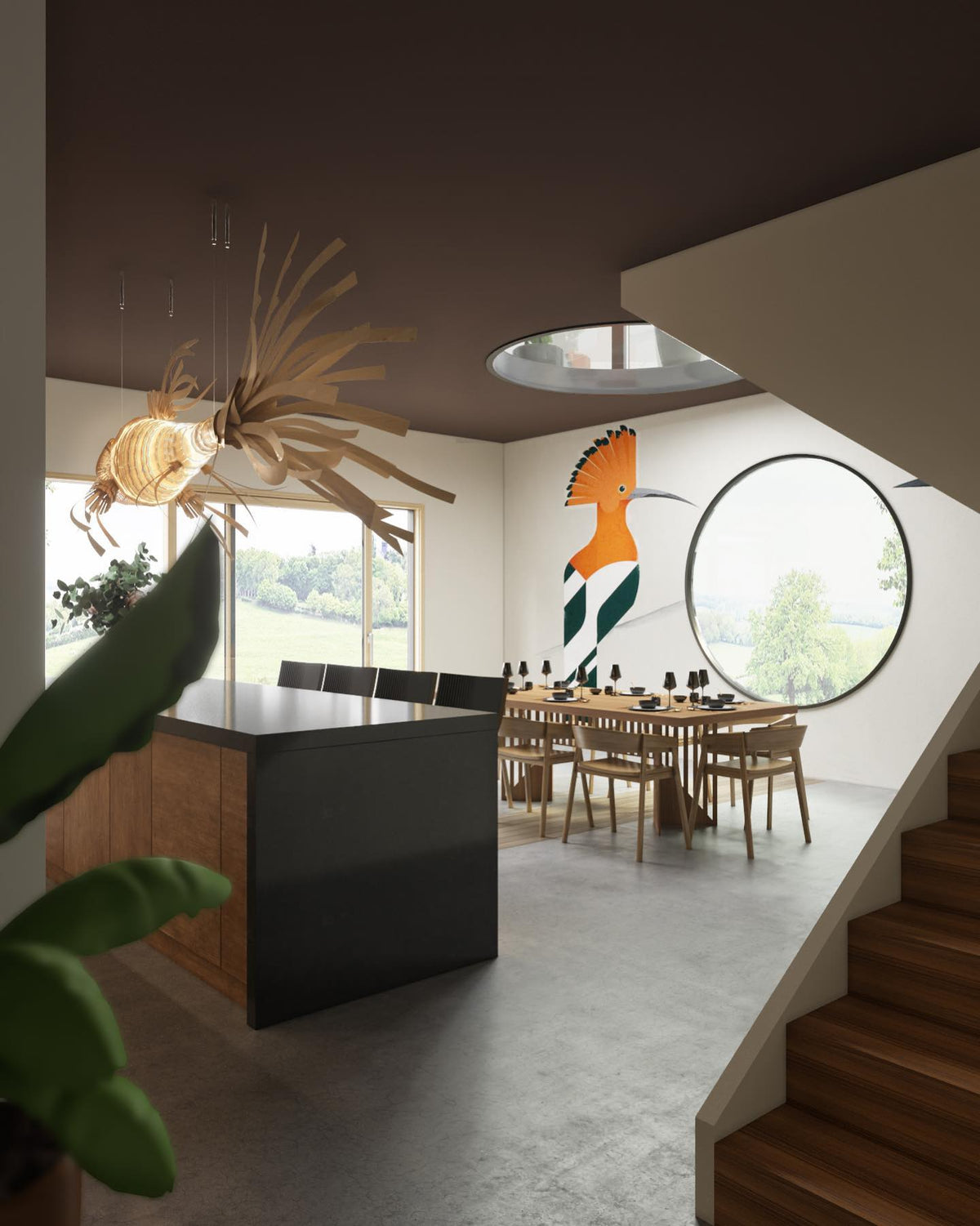 Sylaraine Wood Chandelier