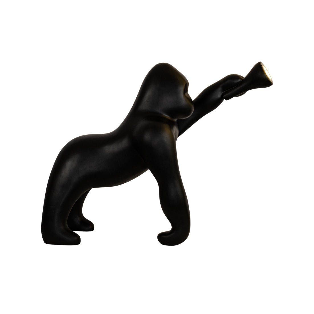 Zasolil Artistic Resin Gorilla Floor Lamp