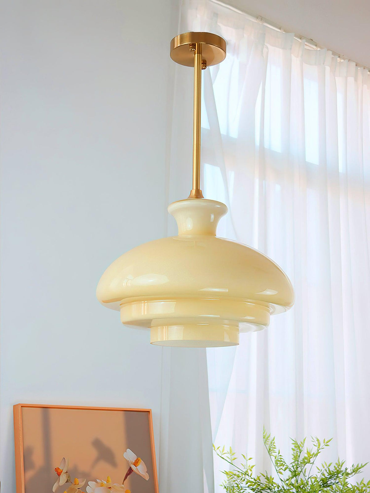 Sunbeam Modern Glass Pendant Lamp