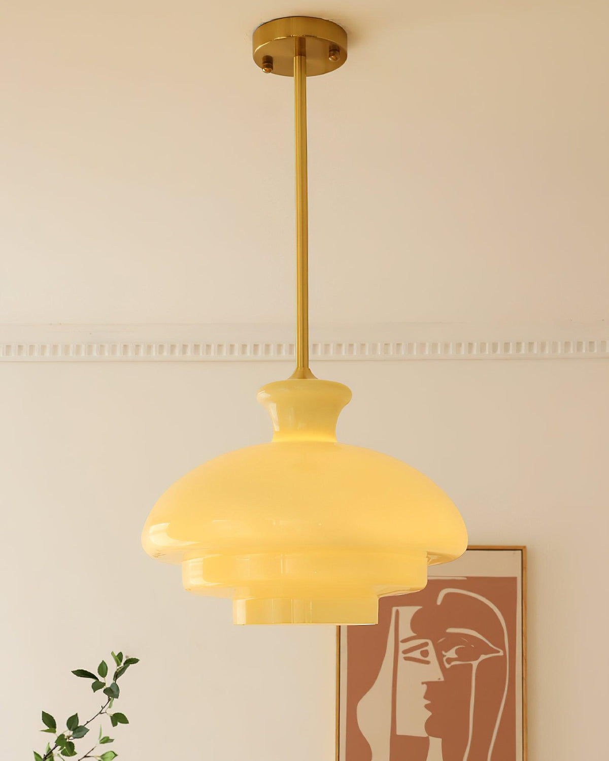 Sunbeam Modern Glass Pendant Lamp