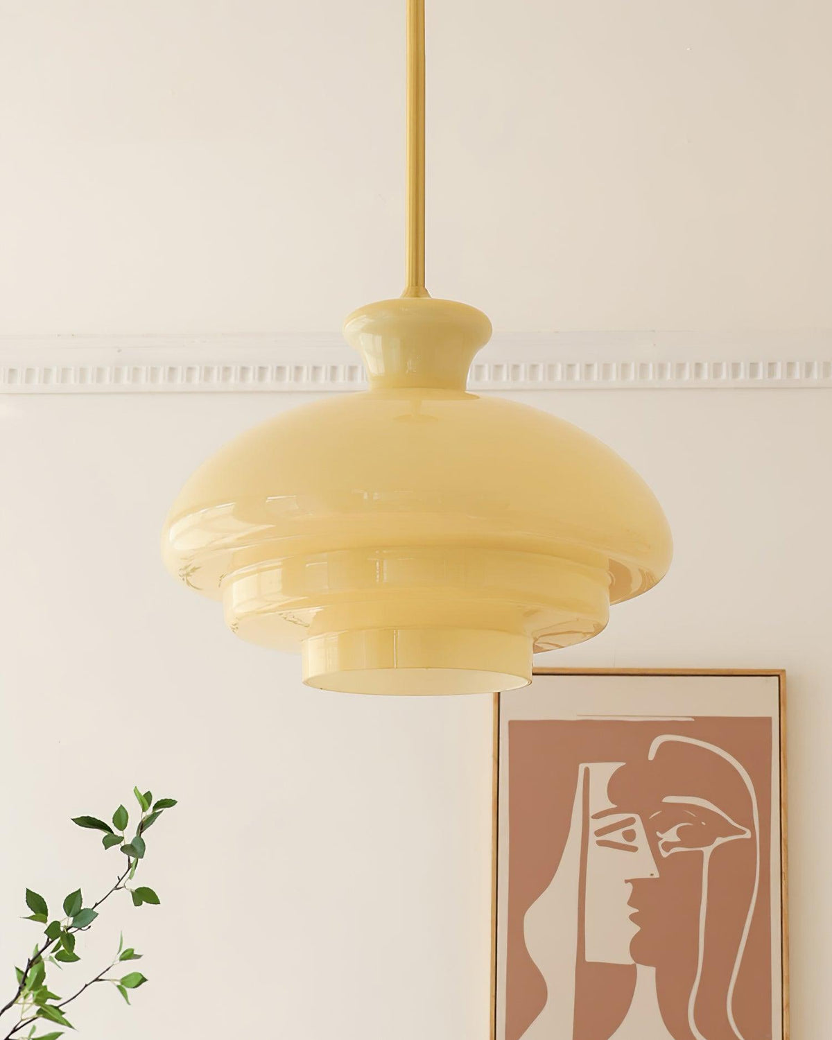 Sunbeam Modern Glass Pendant Lamp