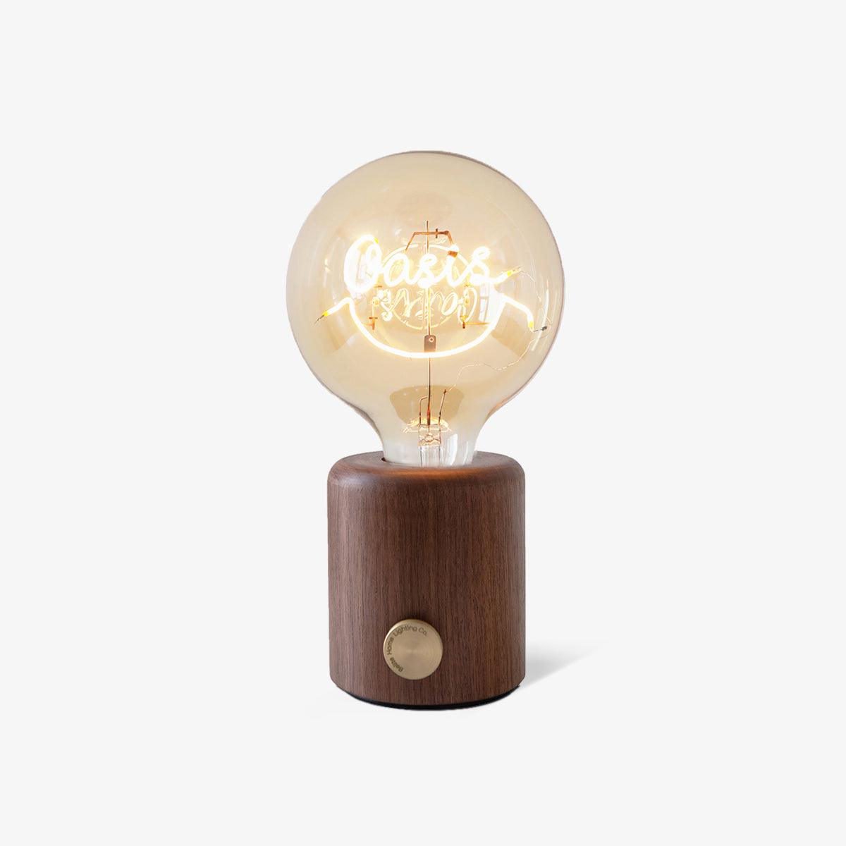 Altheil Retro Wooden Table Lamp