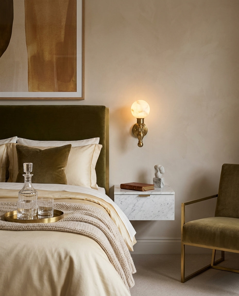 Ormondwick Alabaster Wall Sconce