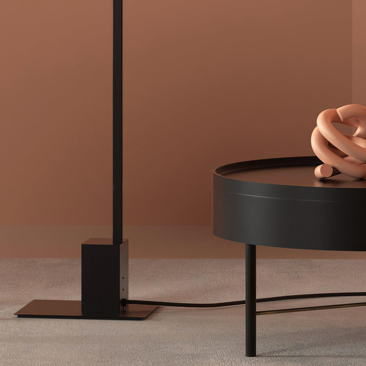 Vibe Minimalist Glass Floor Lamp