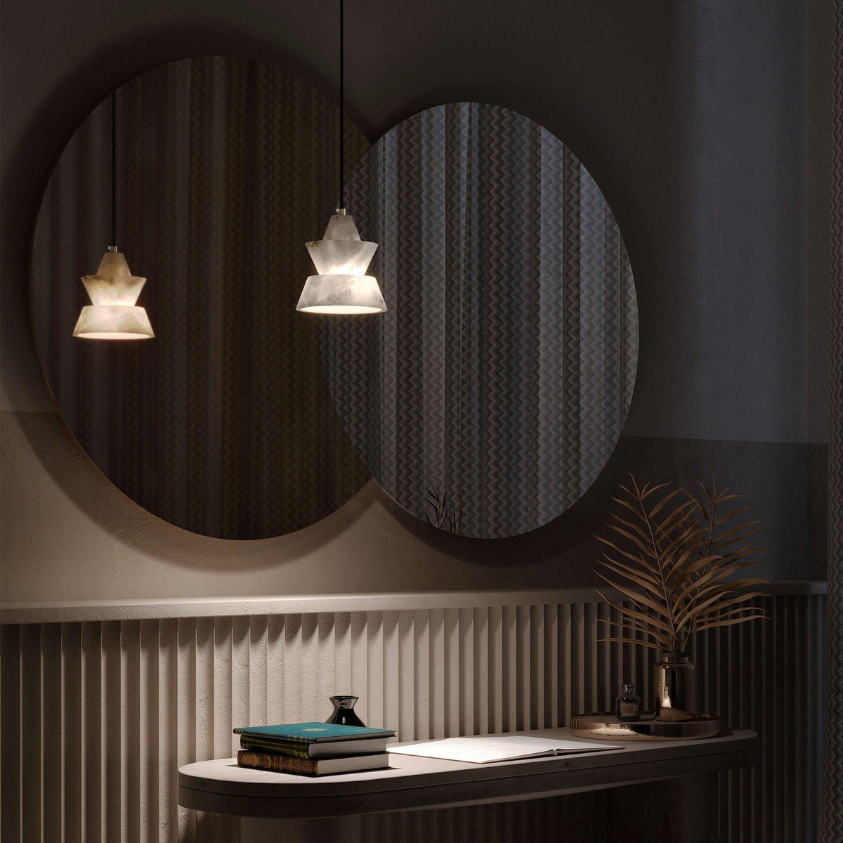 Evo Alabaster  Pendant Light