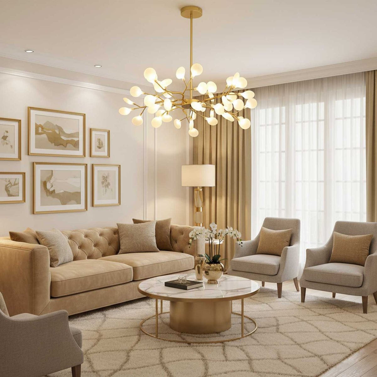 Begia Firefly Sputnik Chandelier