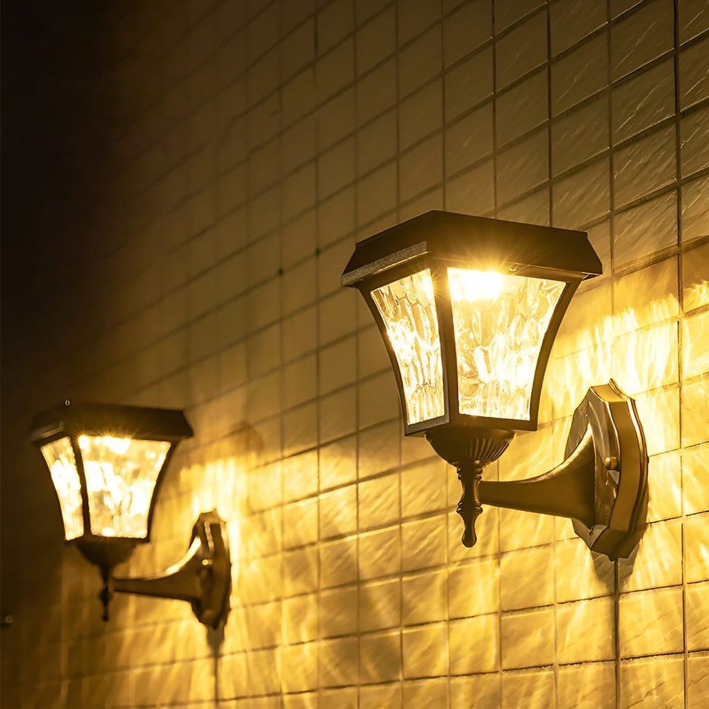 Waterproof LED Smart Touch Switch Modern Outdoor Plug in Wall Sconce Lighting - Lamp Outdoor
