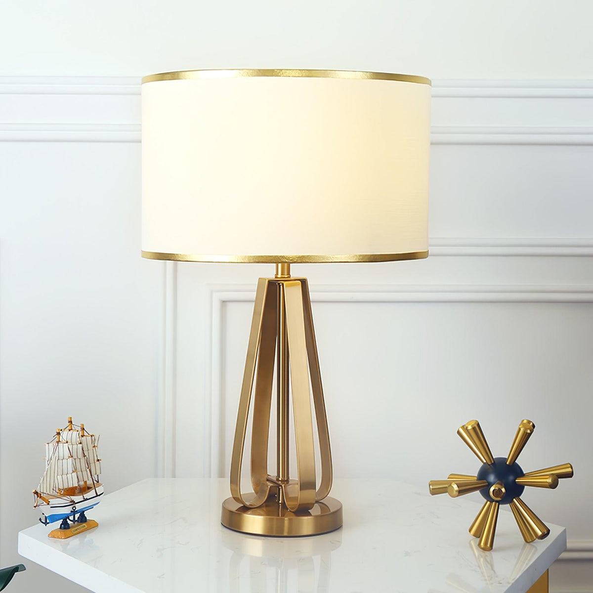 Linorira Luxe Fabric Table Lamp