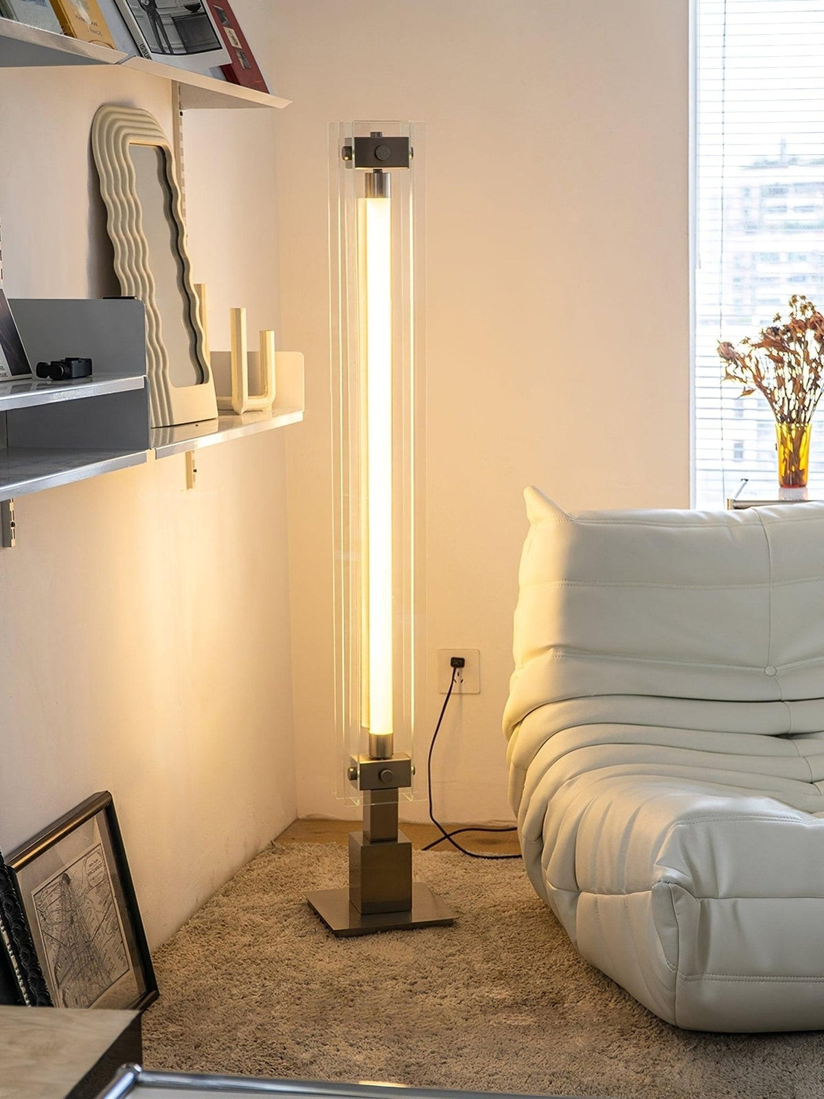 Avthaaril Architectural Acrylic Floor Lamp