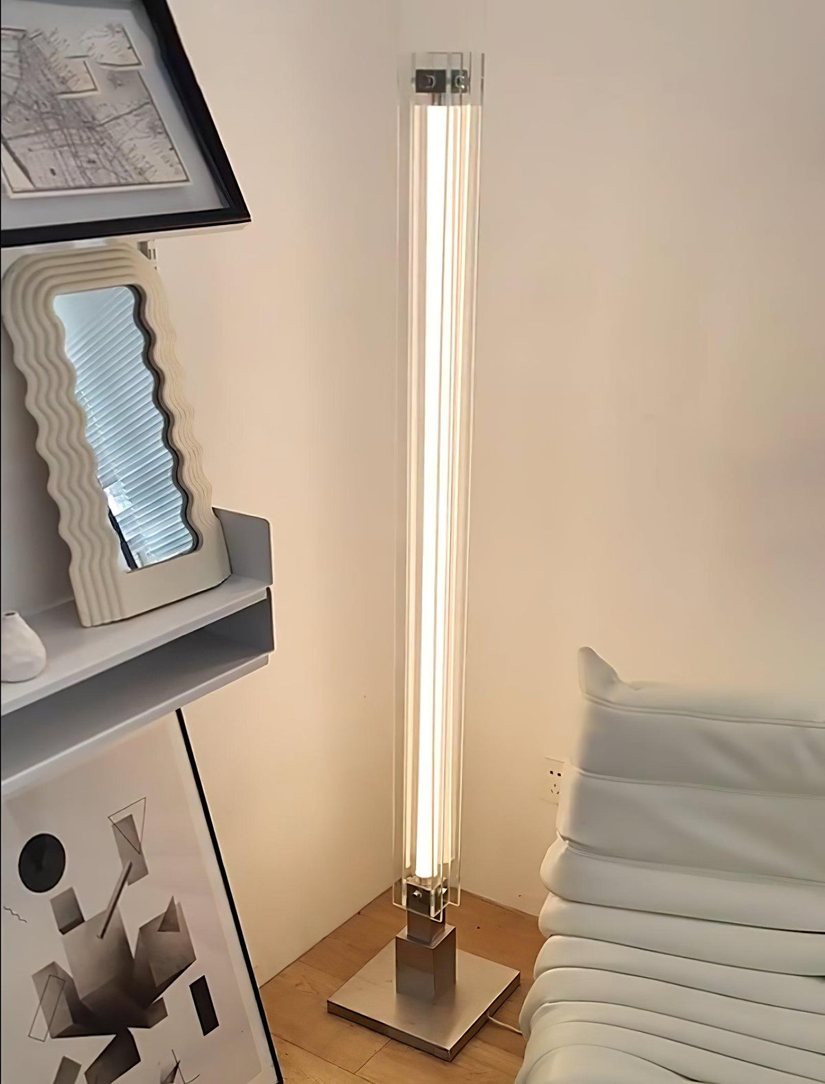 Avthaaril Architectural Acrylic Floor Lamp