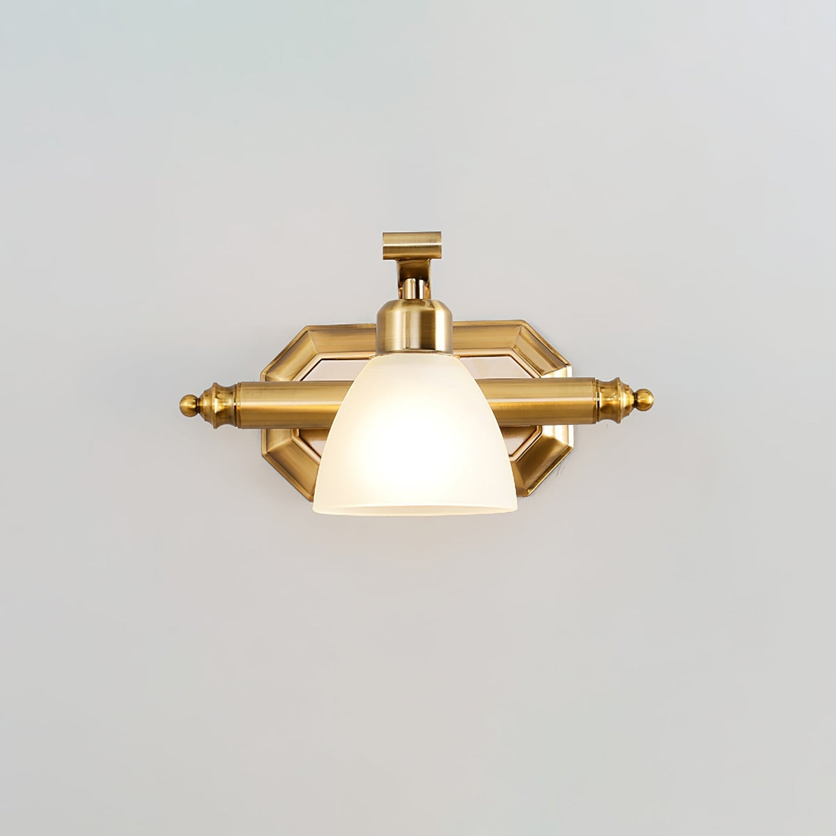 Colaeus Classic Art Bath Glass Wall Light