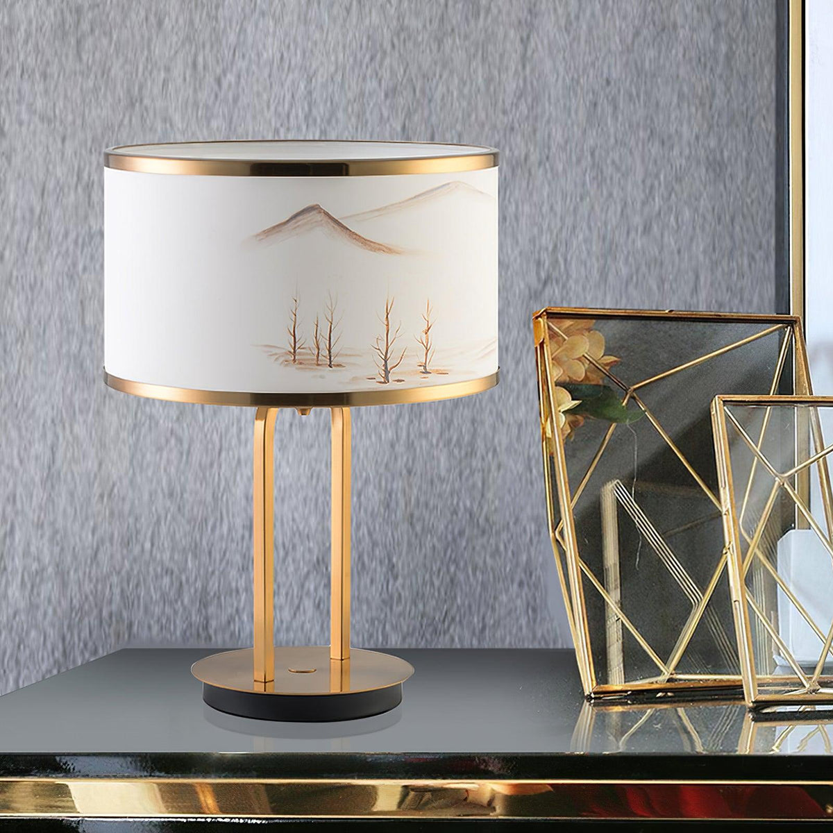 Teriinira Modern Metlal Table Lamp