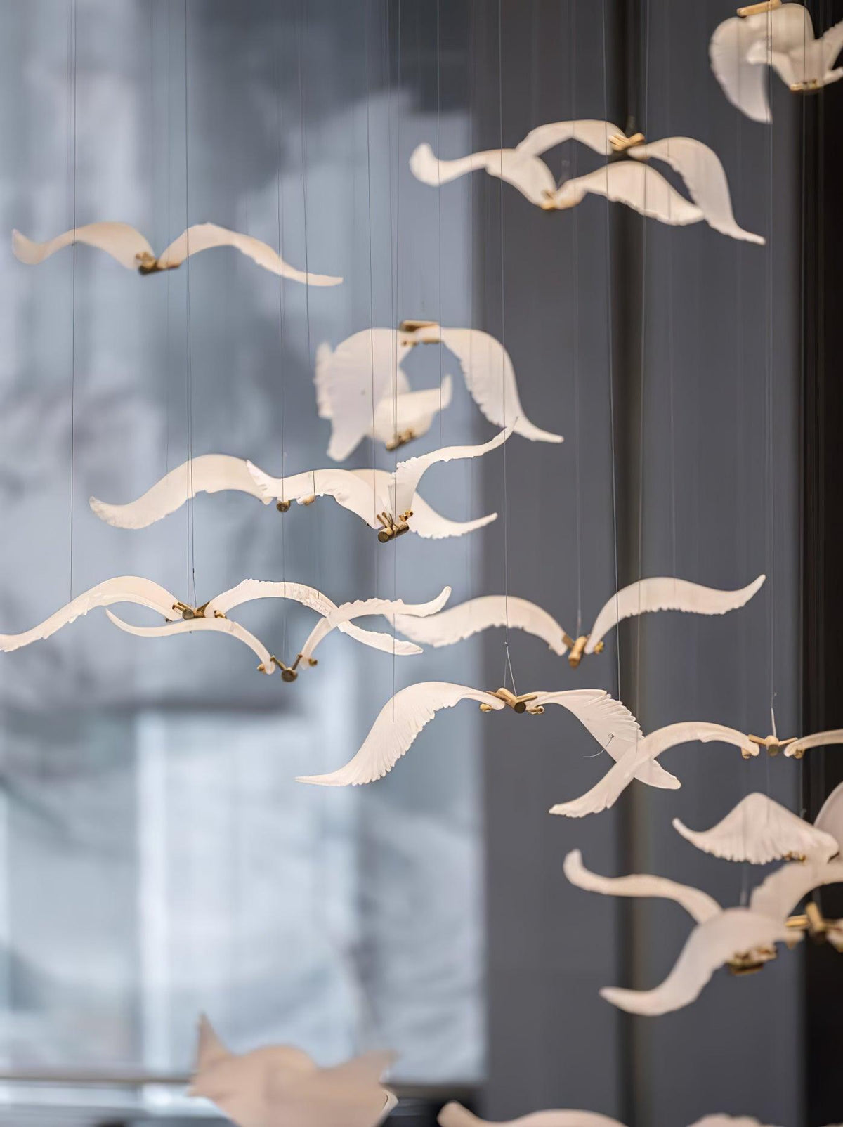 Faelis Luxury Large Seagull Glass Chandelier