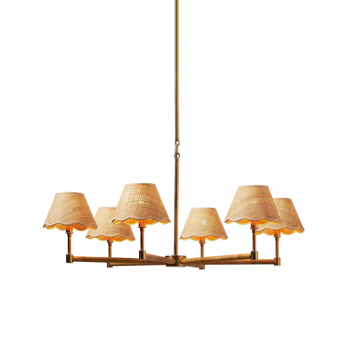 Piko Rattan Chandelier